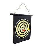 Jonlaki Magnetische Wende-Dartscheibe mit Safe | Farbenfrohes Multi-Stoff-Design für, Familienfreizeit und Unterhaltsame Aktivitäten