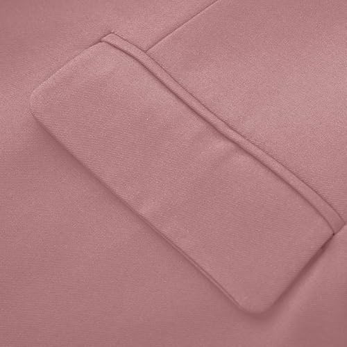 Mrat Women's Two Piece Sets Blazer + Trousers Suits Ladies Elegant Dressy Business Casual Outfits Open Front Lapel Jacket with Pockets Straight Leg Pant Loose Slim Fit Formal Work Office Wedding Guest - Image 4