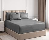 Extra Deep Pocket Sheets - 6 Piece Sheet Set - Queen Sheets Deep Pocket- Extra Deep Pocket Queen Sheets - Deep Fitted Sheet Set - Extra Deep Pocket Queen Size Sheets - Easily Fits Extra Deep Mattress