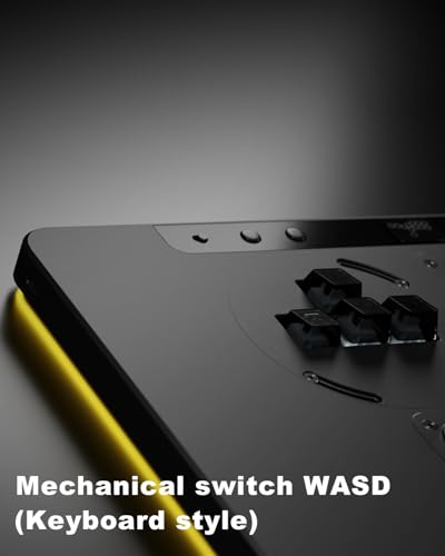 Image of Haute42 Leverless Controller X1 Removable WASD Mechanical Switch Module Arcade Controller for PC /PS4 /PS3 /Switch(Black)