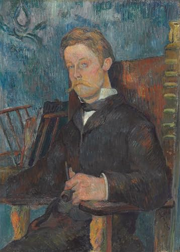 Portrait d'homme Paul Gauguin affiche toile pour sublimer un mur blanc vide 60x90