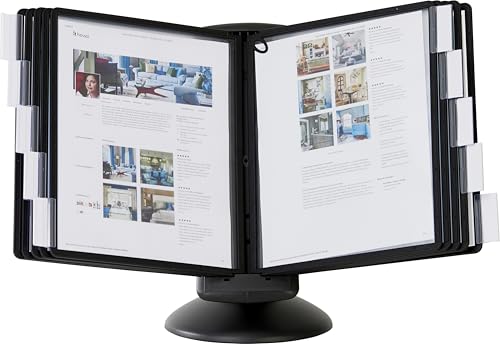 Sherpa Motion Desk System noir 10 panels la solution contre la perte de documents de bureau - 2