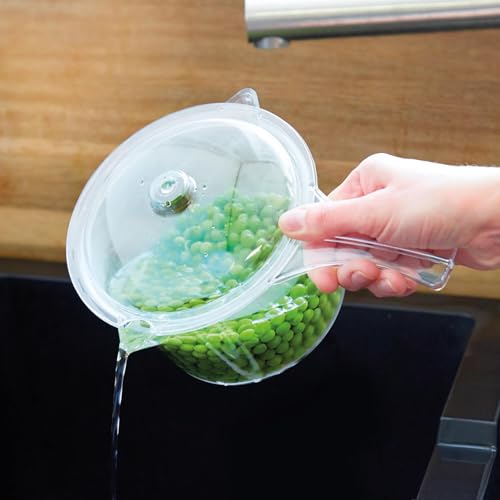 Coopers Of Stortford Pack of 2 Microwave Saucepans Dishwasher Safe 700ml