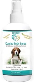 Big Mare Dog Body Spray | Clinically Proven Effective On Hotspots, Yeast, Dermatitis, Staph, Ringworm, Hair Loss, & More. Antibacterial & Antifungal | Veterinary Approved & Recommended. (8 oz)