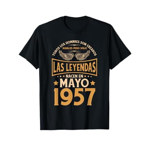 Cumpleaños Hombre Regalos Las Leyendas Mayo 1957 Camiseta