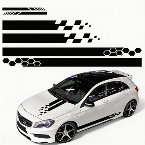 5 pièces en e Car Autocollant de la voiture personnalisée Auto Corps Auto Rear de la vue de la...