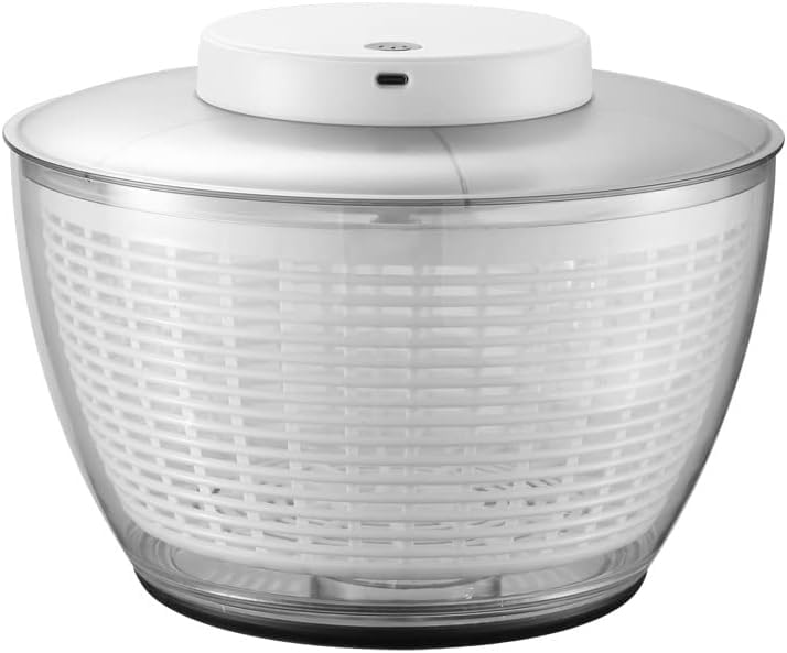 Elektrische Salatschleuder, 4,5 L, Große Kapazität, Salatschleuder, Multifunktionaler Obstwascher, Gemüsetrockner Für Die Küche Zu Hause