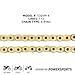NICHE Gold 530 X-Ring Chain 112 Links with Connecting Master Link