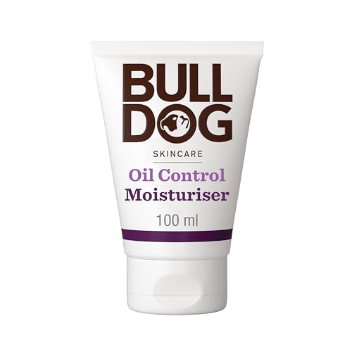 Bulldog Skincare Oil Control Face Moisturiser for Men, Lightweight Moisturiser for Oily Skin Enriched With Witch Hazel, 100ml
