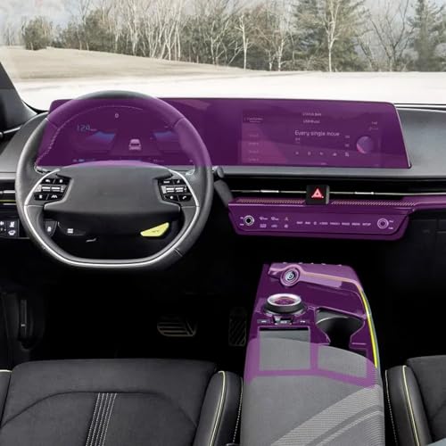 Film transparent TPU pour Kia EV6 : protégez votre tableau de bord contre l'usure