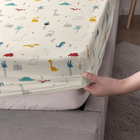 Drap Housse FANSU Monde des Dinosaures Cover