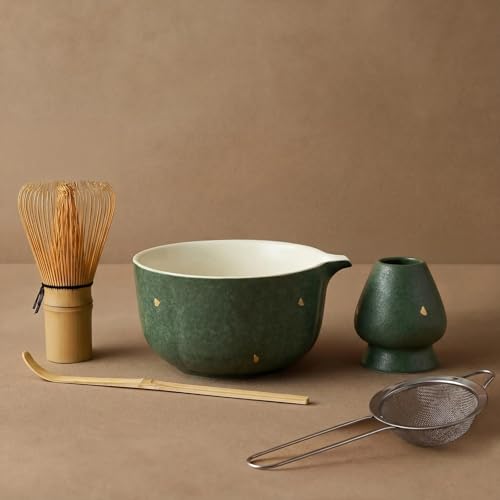 KOIMYSA Matcha Whisk Set, Matcha Tea Set with Pumpkin Design,