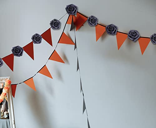Rosas negras de espuma IPOPU para decoración de fiestas temáticas y centros de mesa DIY 3
