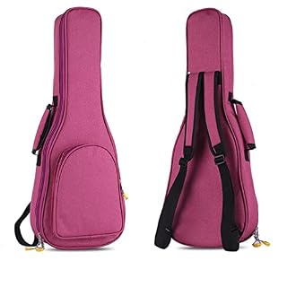Miwayer Ukulele Case 15MM Heavy Sponge Padding Waterproof Dustproof Shockproof Ukulele Bag for Concert Soprano Tenor Ukulele - Les Beatles, Paul McCartney, John Lennon, RIngo Starr, George Harrison
