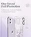 GVIEWIN for iPhone 11 Case Floral, with Screen Protector&Camera Lens Protector,[Non Yellowing] Soft Shockproof Clear Phone Protective Cover for Women, Flower Pattern Design 6.1