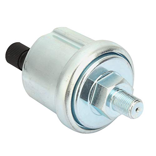 Transmisores de Presión 1/8 NPTF Sensor de Presión de Aceite de Coche con Doble Cabeza Brillante Adecuado para 0-10bar adecuado para Medición y Control de Presión