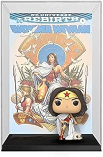 Funko 55010 POP Vinyl Comic Cover: Wonder Woman 80th- Wonder Woman (Rebirth) On Throne