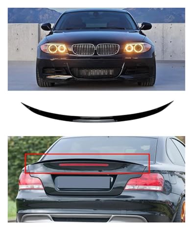 Becquet de coffre pour BMW E82 2007-2013 avec finition noir brillant aérodynamique - 2