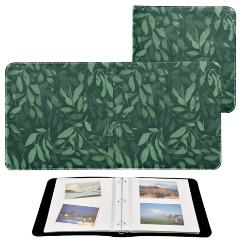 Álbum de fotos adhesivo bricolaje Scrapbook álbum hojas con anillos 3 anillas 40 páginas 8x10 hoja para memoria miniatura 2