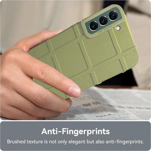 Image of Amazon Basics Shockproof Back Case Cover for Samsung Galaxy S22 Pro 5G | 360 Degree Protection | Slim Protective Case | Anti-Scratch Tough TPU Case for Samsung Galaxy S22 Pro 5G (Green)
