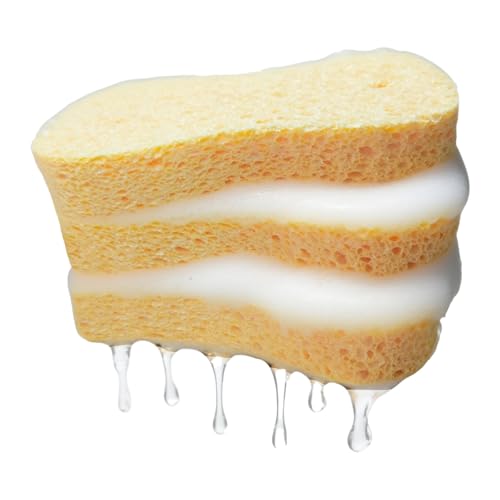 Esponja Natural para Cocina | Esponjas para Lavar Platos - Juego De 3 Unidades Absorbentes para Y Eliminar Suciedad En Hogar Cocina Coche Baño