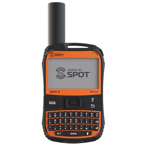 Spot X with Bluetooth 2-Way Satellite Messenger | SOS Protection | Handheld Portable 2-Way GPS Messenger for Hiking, Camping, Cars| Globalstar Satellite Network Coverage | Subscription Applicable