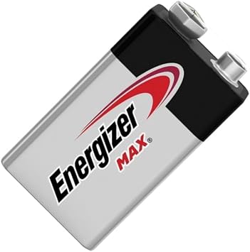 Energizer MAX 9V Batteries, 9 Volt Alkaline Batteries, with Long Lasting Power for Your Everyday Devices, Gadgets, and Household Items!