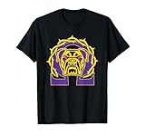 Men's Omega Que Dawg T-Shirt Psi Phi Purple Gold Tee Shirt