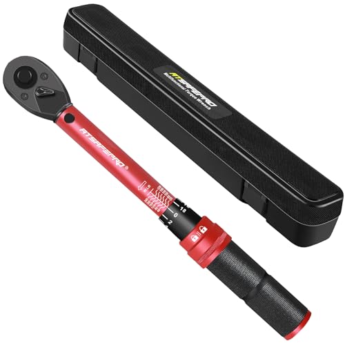 Image of ATsafepro 1 /4 inch Torque Wrench (20-240 in-lb / 2.3-27.1 Nm) -Dual Scale, 72-Tooth Ratchet, ±3% Pre-Calibrated Accuracy, Suitable for Bike & Bicycle Maintenance