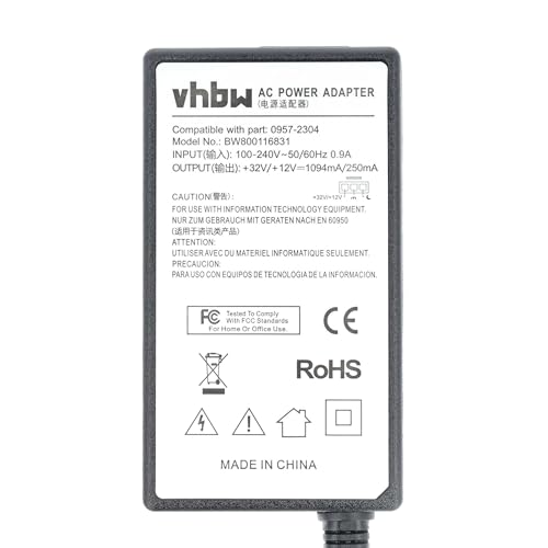 vhbw Chargeur d'alimentation pour imprimante à jet d'encre HP OfficeJet 6600 6600 H711G 6700 Premium 7110 H812a - vue 6