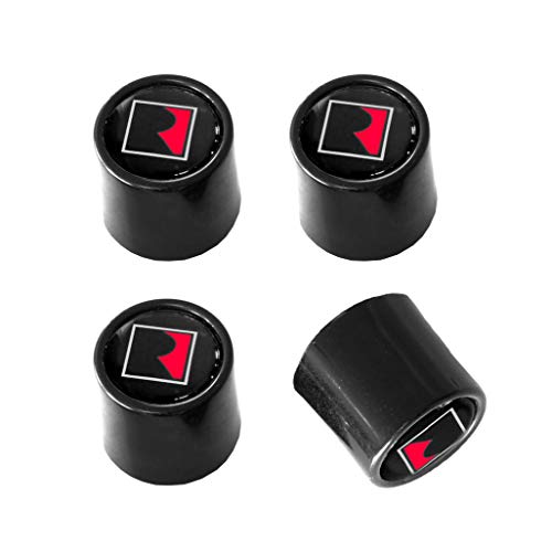 Roush All Black Tire Valve Stem Caps 4pc