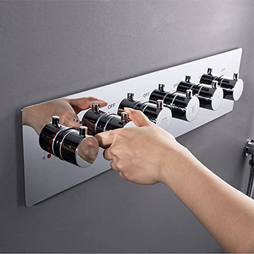 JMXD Miscelatore Termostatico a 5 Vie 5 Funzioni