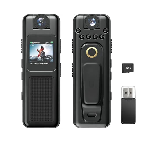 Body Camera with 1080P HD Video Night Vision