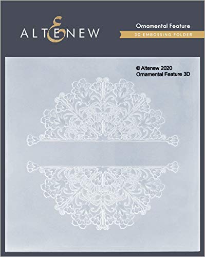 Altenew Ornamental Feature 3D Embossing Folder for Paper Crafting, Easy to Use Decorative Embossing Folders, Paper Crafting Ideas, Embossing Folders for Card Making