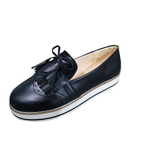 DRALOFAO Zapatos Planos Mujer Zapatos Cómodos Mujer 24 Horas Deportivos Duraderos Sneaker 2023...