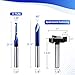 Eyryfui 6Pcs CNC Router Bits Set, 1/4