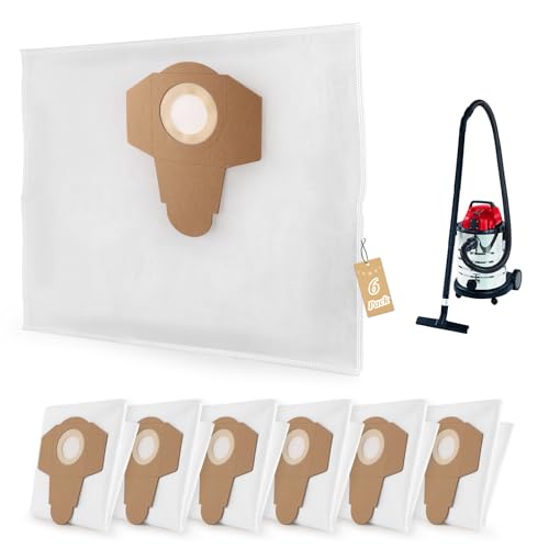 VOUPRONGZY 6 Pièces pour Einhell TC-VC 1930 SA/SAC Sacs à Poussière pour Einhell TC-VC 2230 SA/SAC Sacs à Poussière de Rechange Aspirateur Accessoires