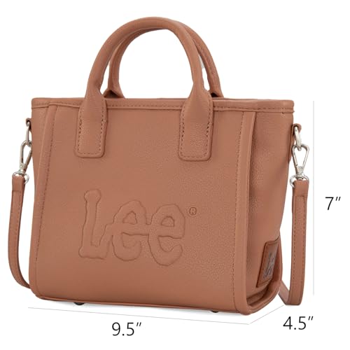 Image of Lee Small Tote Bag for Women, Crossbody Purse with Adjustable Strap, Women's Mini Shoulder Handbags for Travel, Work