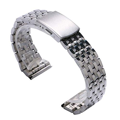 Preisvergleich Produktbild Uhrenarmbänder Herren Silikon Uhrenarmband Sport Gummireifen Link Wasserdichtes Armband Faltverschluss Uhrenarmband 20mm 22mm 24mm