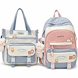 Kit 2 Mochilas Bolsa Feminina e Masculina – Unissex, Para Uso Escolar, Viagem e Dia a Dia, Material Resistente