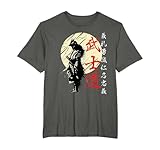Samurai Japón Guerrero Kanji Bushido Código Camiseta