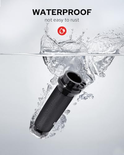 image for Benlari 1inch Handlebar Grips, Cable Throttle Hand Grips, Non-Slip Rub