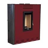 MF - Estufa de Pellets Modelo PASILLO S-PLUS de 11,8 kW con WiFi para Calentar hasta 290 m³ - Burdeos