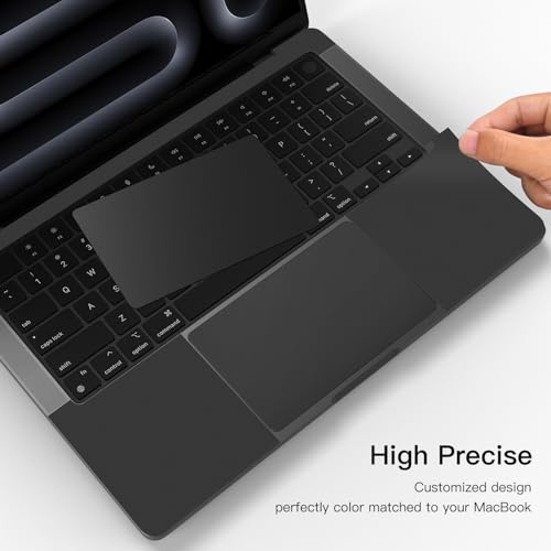 Image of CaseBuy Palm Rest Vinyl Skin Protector (3 in 1) for MacBook Pro 14 inch M4 M3 Pro /Max A2918 A2992 A3401 A3112 A3185 2024 2023 with Touch Keyboard Cover Scratch Resistant