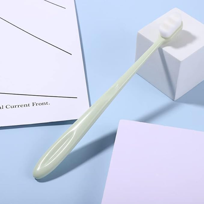 Miniatura 6 de Jaazi International Cepillo de dientes ultra fino Million Nano Cerdas Cepillo de dientes para adultos, limpieza profunda, cepillo portátil de viaje