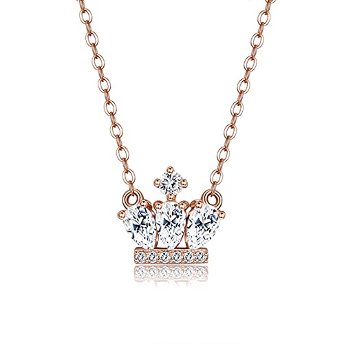 Joyas de corona con circonitas pendientes de botón y pulsera para mujer