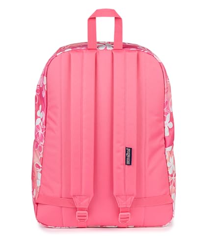 Image of JanSport SuperBreak One Backpack - Durable, Lightweight Bag with 1 Main Compartment, Front Utility Pocket with Built-in Organizer, Premium Backpack, Hiblisscus