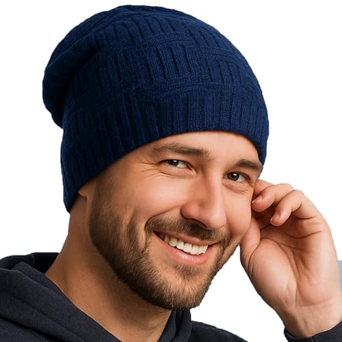 Image of TEKCOOL Beanie Cap for Men Woolen Winter Cap for Men Woolen Cap for Women in Winter for Thermal Wear Stylish Soft Winter Caps for Boys & Girls for Warm Wear Head Winter Cap Woollen Garam Topaa