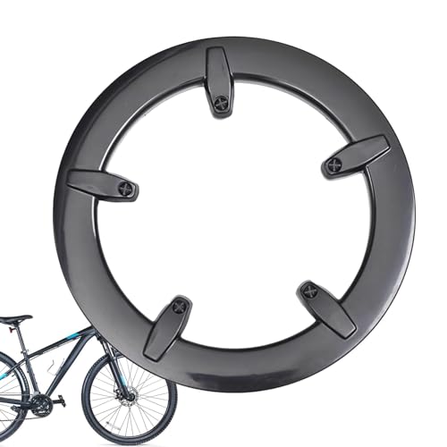 Paracatena per Bici - 40-42 Denti 5 Fori Resistenza All'impatto Copricatena per Bici | Protezione per foderoo Catena | Paracatena per Bicicletta in Plastica per La Protezione della Catena