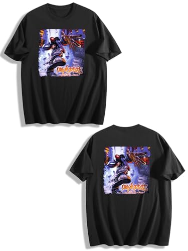 Limp Herren Basic Mode Schwarz T Shirt Bizkit Weiches Baumwolle T-Shirt Rundhals Kurzarm Tshirts für Männer Bkleidung Fans Geschenke Merch Tee Tops